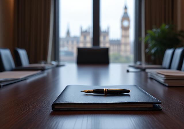 Professional legal consultation room in London